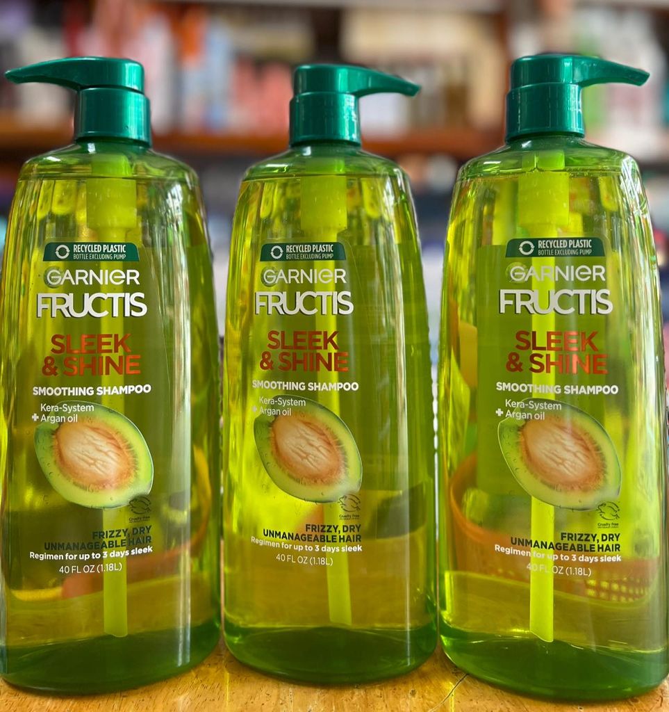 Dầu gội Garnier Fructis Sleek & Shine 1,18 Lít