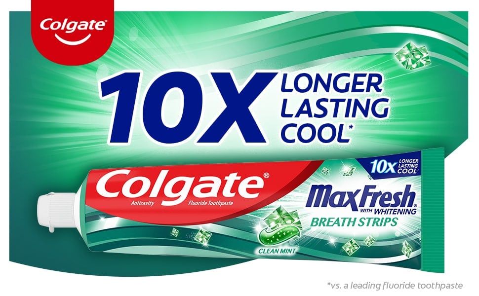 Kem Đánh Răng Colgate Max Fresh Breath Strips - 178g