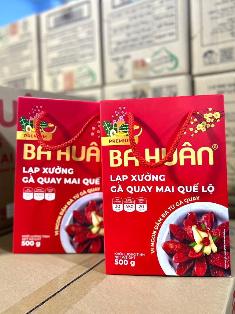 Lạp Xưởng Gà Quay Mai Quế Lộ Ba Huân - 500G