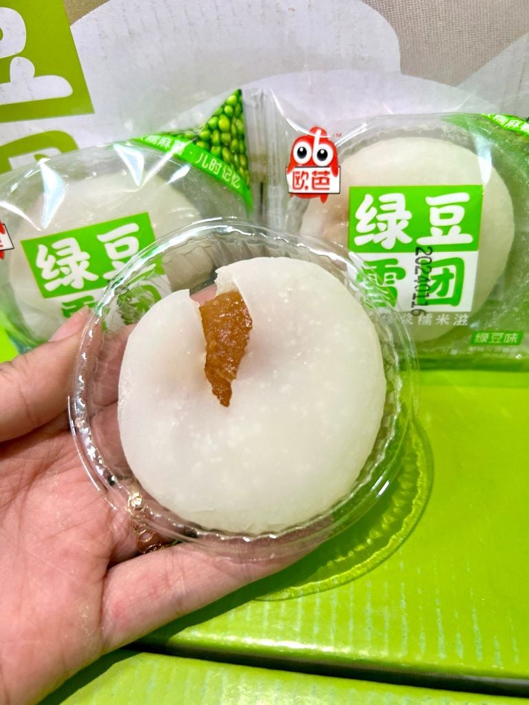 Mochi Dừa Nhân Đậu Xanh Đài Loan - Thùng 2.5kg