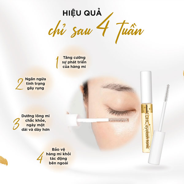 Tinh chất dưỡng mi DHC Eyelash Tonic 6.5ml - HazuShop