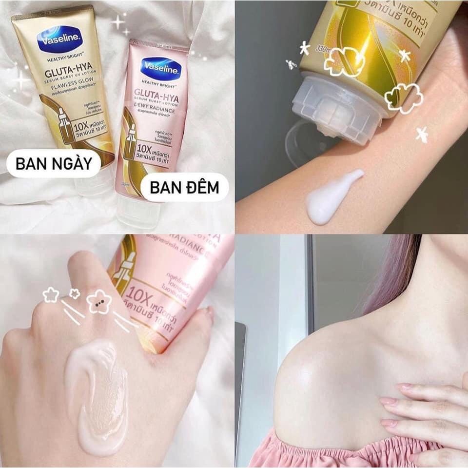 Sữa Dưỡng Thể 10x VASELINE GLUTA HYA SERUM BURST Body Lotion - 330ml – Bicicosmetics