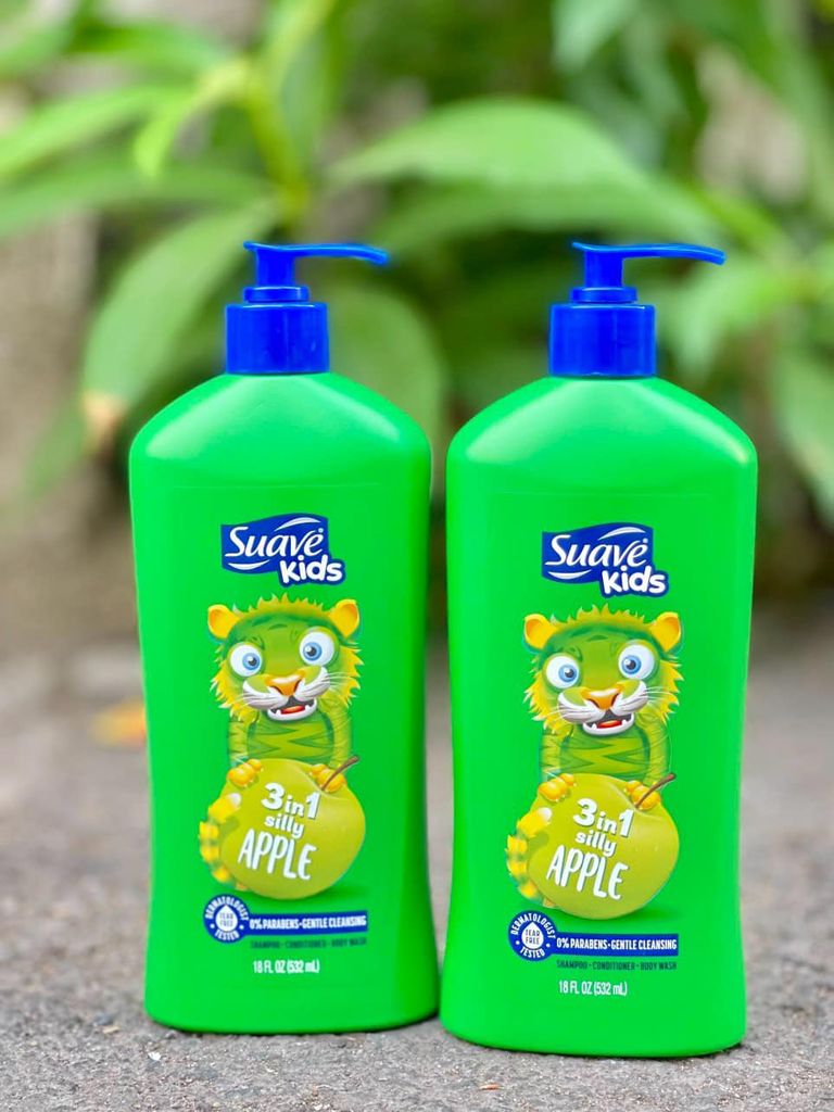 Sữa Tắm Suave Kids 3in1 Hương Táo - 532ml