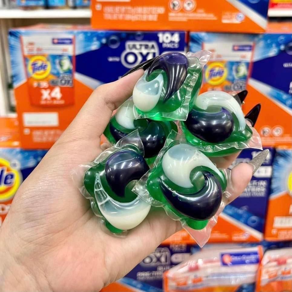 Viên giặt Tide Pods Ultra Oxi 4in1 - 104 viên