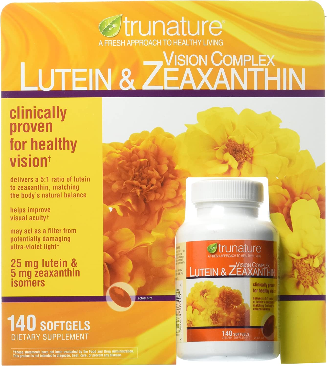 bổ mắt Trunature Lutein and Zeaxanthin 140 viên