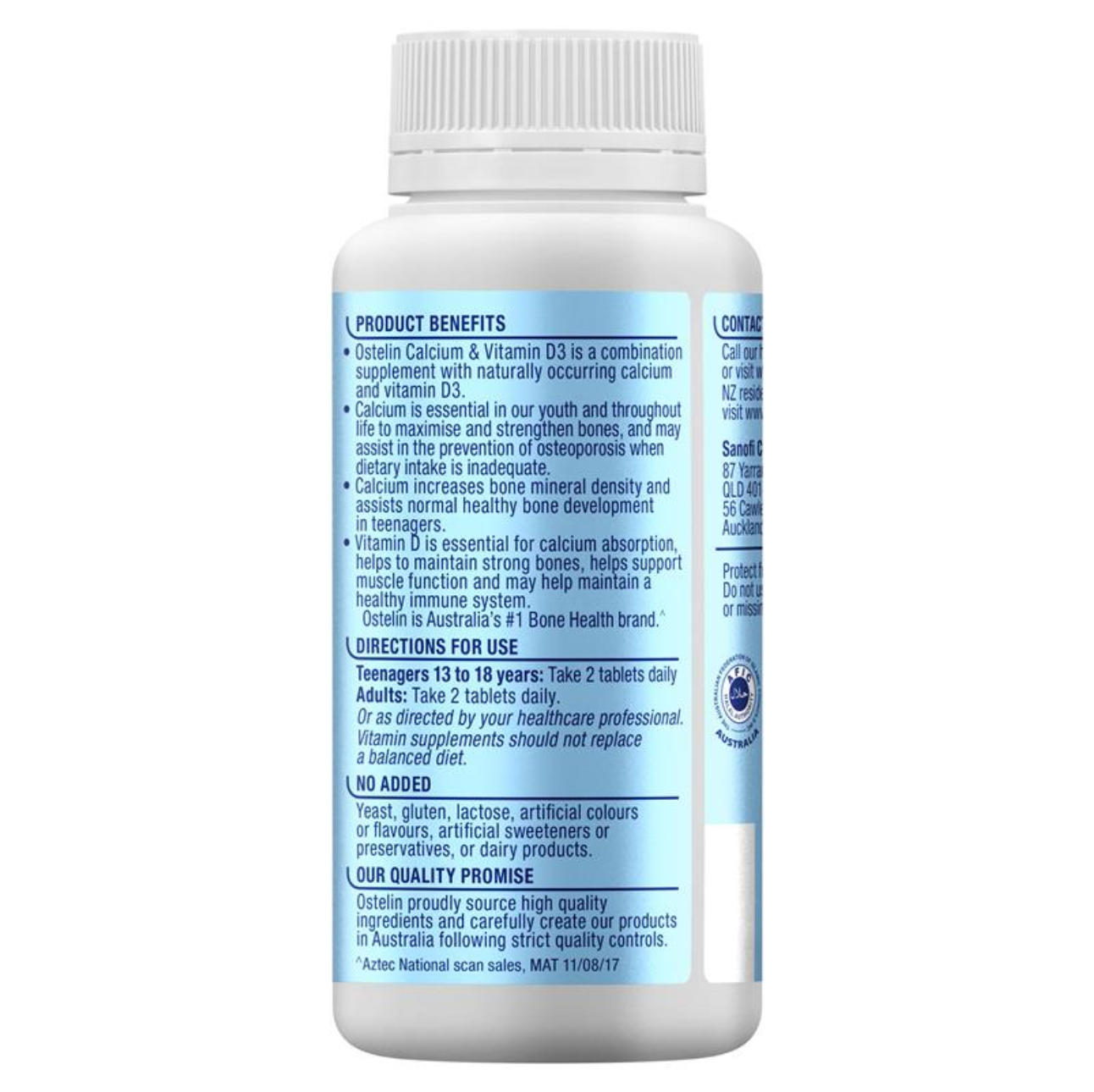 Ostelin Calcium & Vitamin D3